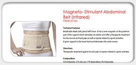 Magneto Stimulant Abdominal Belt (Infrared)