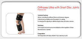 Orthoses Ultra with Short Disc Joints