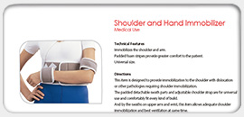 Shoulder and Hand Immobilizer