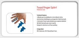 Toad Finger Splint