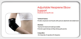 Adjustable Neoprene Elbow Support