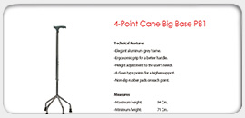 4-Point Cane Big Base PB2 
