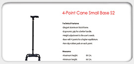 4-Point Cane Small Base S2