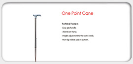 One Point Cane
