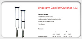 Underarm Comfort Crutches (L-M)