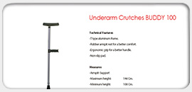 Underarm Crutches Buddy 100 
