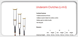 Underarm Crutches (L-M-S)