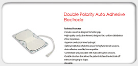Double Polaruty Auto adhesive Electrode