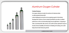 Aluminium Oxygen Cylinder 