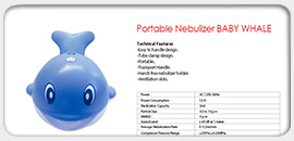 Portable Nebulizer BABY WHALE