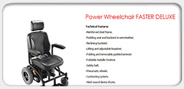Power Wheelchair FASTER LUXE
