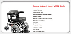 Power Wheelchair faster fwd