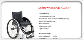 Sports Wheelchair  ACTION 
