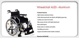 Aluminum Wheelchair AUDI