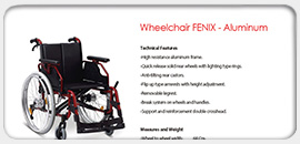 Aluminum Wheelchair FENIX