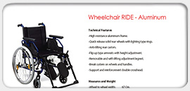 Aluminum Wheelchair RIDE