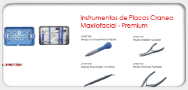 Instrumentos de Placas Craneo Maxilofacial - Premium 