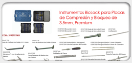 Instrumentos BioLock para Placas de Compresión y Bloqueo 3.5mm - Premium