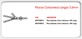 Placa Calcaneas Largas 3.5mm