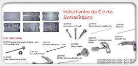 Instrumentos de Clavos BioNail Básico