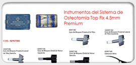 Instrumentos del Sistema de Osteotomía Top Fix 4.5mm-Premium