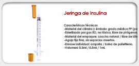 Jeringa de Insulina