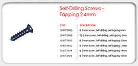Self-Drilling Screws - Tapping 2.4mm