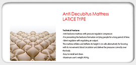 Anti Decubitus Mattress LATICE Type