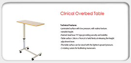 Clinical Overbed Table