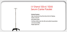 I.V. Stand 103-A / 103-B Serum Carrier Parallel 