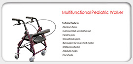 Multifunctional Pediatric Walker