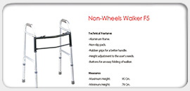 Non-Wheels Walkers F5