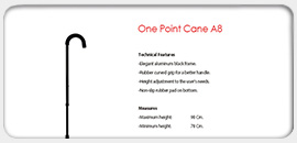 One Point Cane A8