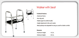 Walker with Seat