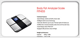 Body Fat Analyzer Scale FITNESS 