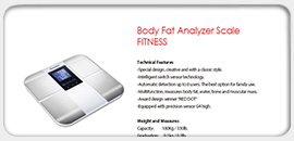 Body Fat Analyzer Scale FITNESS 