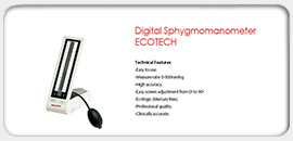 Digital Sphygmomanometer Ecotech