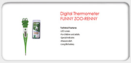 Digital Thermometer FUNNY ZOO - RENNY