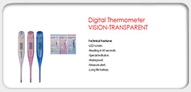 Digital Thermometer VISION-TRANSPARENT