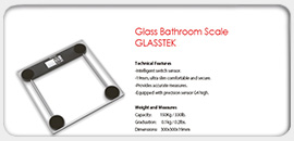 Glass Bathroom Scale GLASSTEK 