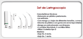 Set de Laringoscopio