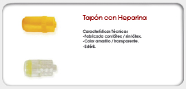 Tapón con Heparina