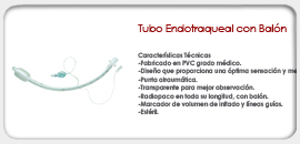 Tubo Endotraqueal con Balón