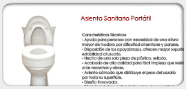 Asiento Portátil Elevado para Sanitario Portátil