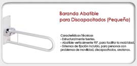 Baranda Abatible Deluxe para Discapacitados (PEQUEÑA)