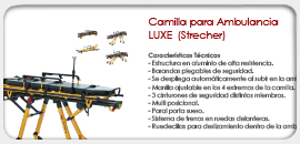 Camilla para Ambulancia LUXE (Stretcher)