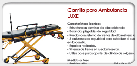 Camilla para Ambulancia LUXE