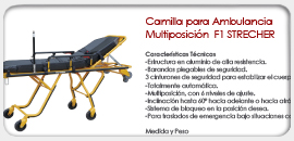 Camilla para Ambulancia Multiposición