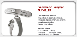 Balanza de Equipaje TRAVELLER