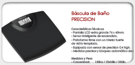 Báscula de Baño PRECISION